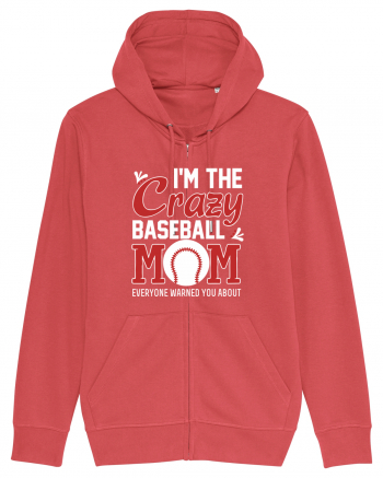 BASEBALL MOM Carmine Red