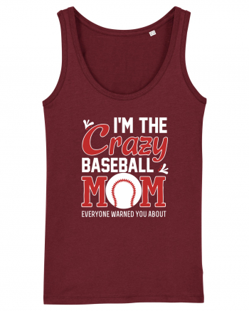 BASEBALL MOM Burgundy