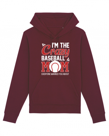 BASEBALL MOM Burgundy