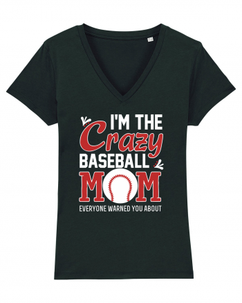 BASEBALL MOM Black