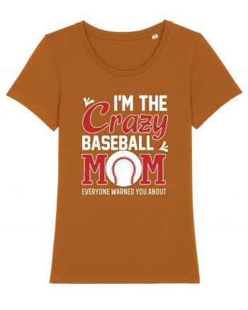 BASEBALL MOM Roasted Orange