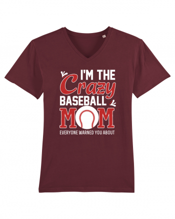 BASEBALL MOM Burgundy