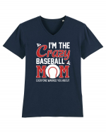 BASEBALL MOM Tricou mânecă scurtă guler V Bărbat Presenter