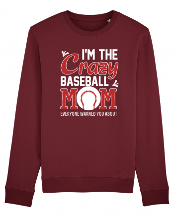 BASEBALL MOM Burgundy