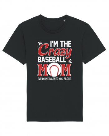 BASEBALL MOM Black