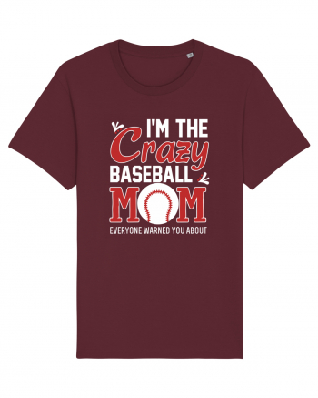 BASEBALL MOM Burgundy