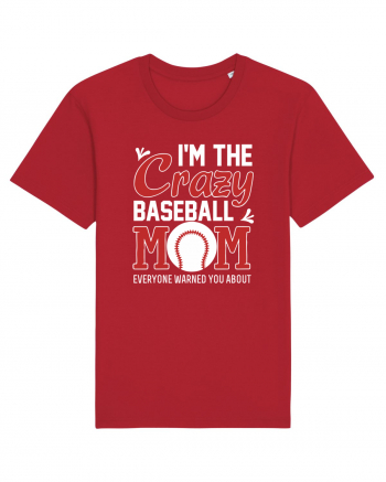 BASEBALL MOM Red