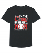 BASEBALL MOM Tricou mânecă scurtă guler larg Bărbat Skater