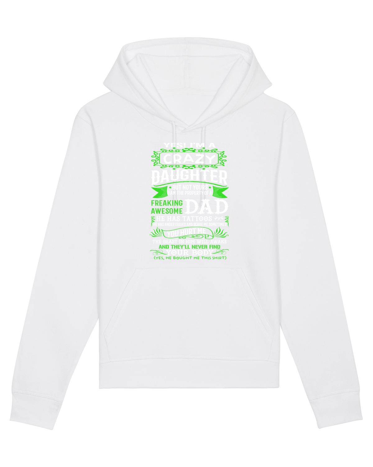 Hanorac Unisex Drummer White