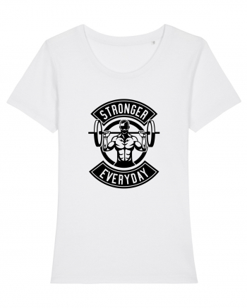 Stronger Everyday Gym Black White