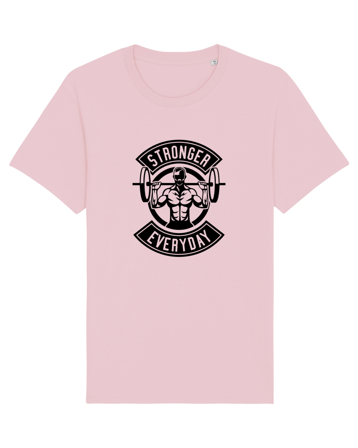 Tricou mânecă scurtă Unisex Rocker Cotton Pink