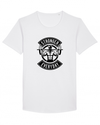 Stronger Everyday Gym Black White