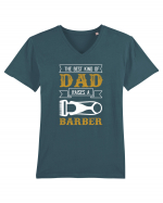 BARBER Tricou mânecă scurtă guler V Bărbat Presenter