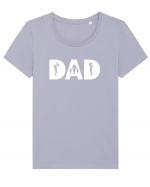 DAD Tricou mânecă scurtă guler larg fitted Damă Expresser