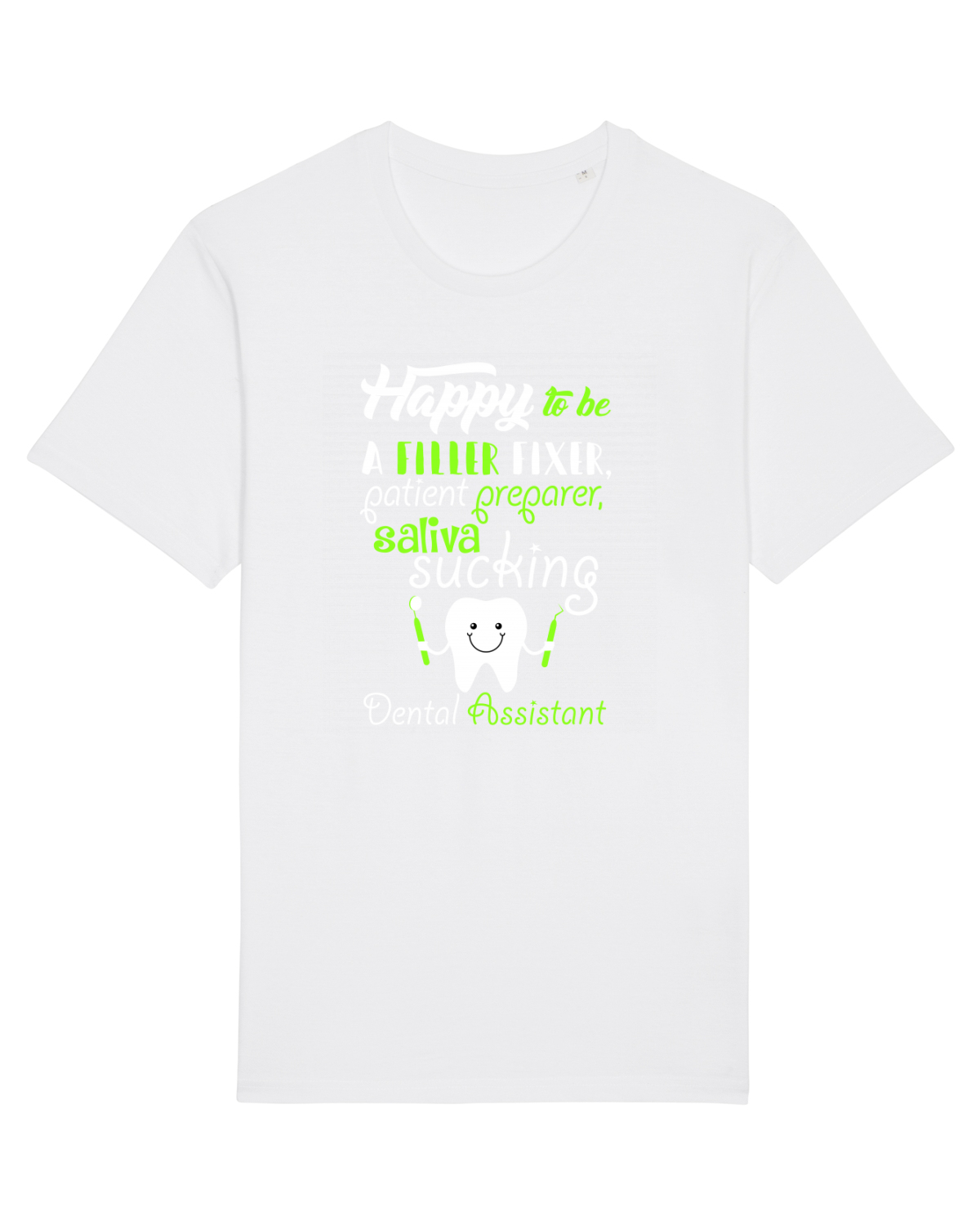 Tricou mânecă scurtă Unisex Rocker White