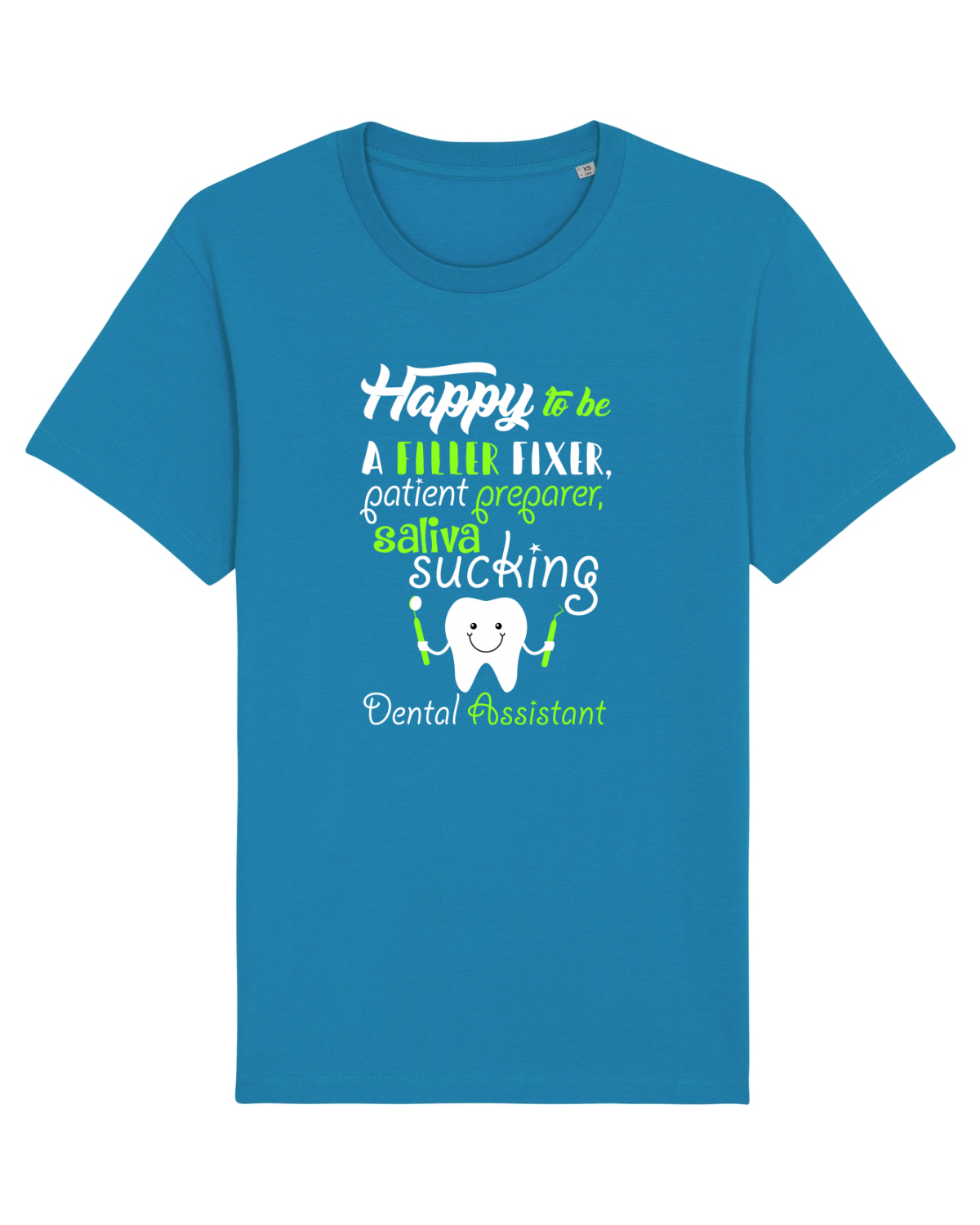 Tricou mânecă scurtă Unisex Rocker Azur
