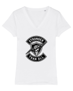 Stronger than All Black Tricou mânecă scurtă guler V Damă Evoker