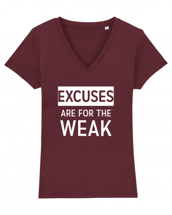 EXCUSES Burgundy