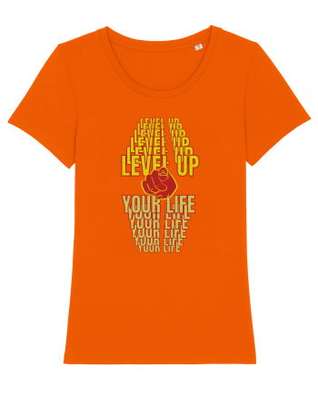 Level Up Your Life Bright Orange