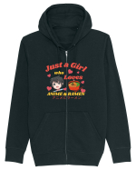 Just A Girl Who Loves Anime And Ramen Hanorac cu fermoar Unisex Connector
