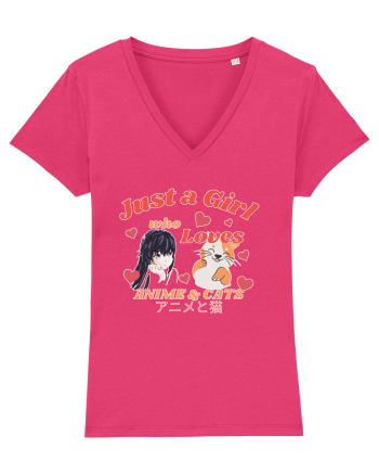 Just A Girl Who Loves Anime And Cats Raspberry