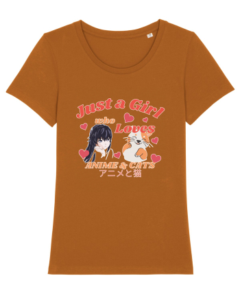 Just A Girl Who Loves Anime And Cats Roasted Orange