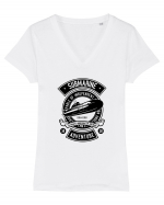 Submarine Adventure Black Tricou mânecă scurtă guler V Damă Evoker