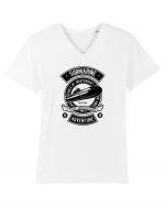 Submarine Adventure Black Tricou mânecă scurtă guler V Bărbat Presenter