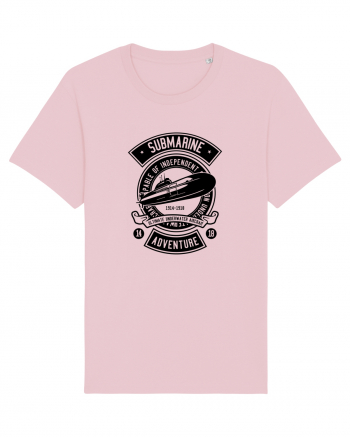 Submarine Adventure Black Cotton Pink