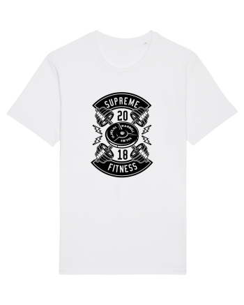 Supreme Fitness Gym Black White