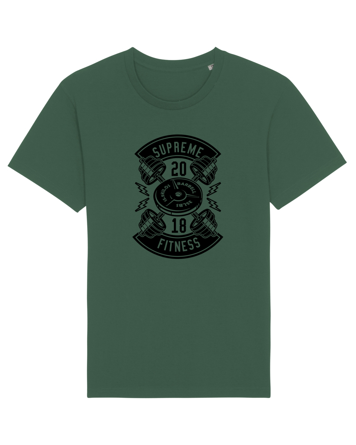 Tricou mânecă scurtă Unisex Rocker Bottle Green