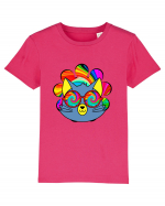 Psychedelic Cat Tricou mânecă scurtă  Copii Mini Creator