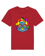 Psychedelic Cat Tricou mânecă scurtă Unisex Rocker