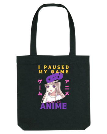 I Paused My Game To Watch Anime Black