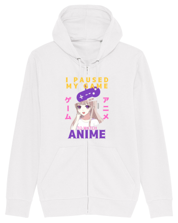 I Paused My Game To Watch Anime White