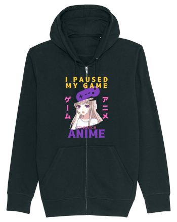 I Paused My Game To Watch Anime Black