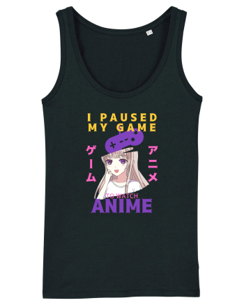 I Paused My Game To Watch Anime Black