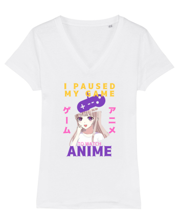 I Paused My Game To Watch Anime White