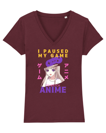 I Paused My Game To Watch Anime Burgundy