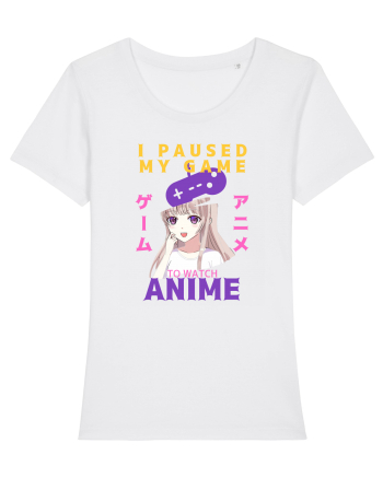 I Paused My Game To Watch Anime White