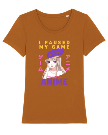 I Paused My Game To Watch Anime Roasted Orange