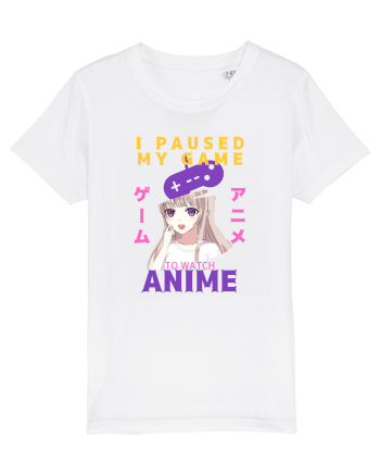 I Paused My Game To Watch Anime White