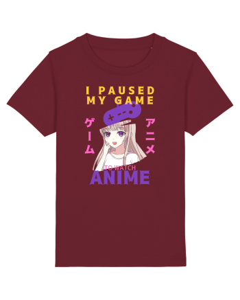 I Paused My Game To Watch Anime Burgundy