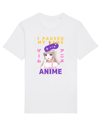 I Paused My Game To Watch Anime White