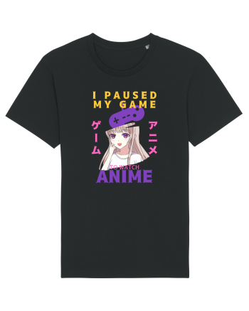 I Paused My Game To Watch Anime Black