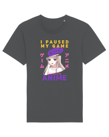 I Paused My Game To Watch Anime Anthracite
