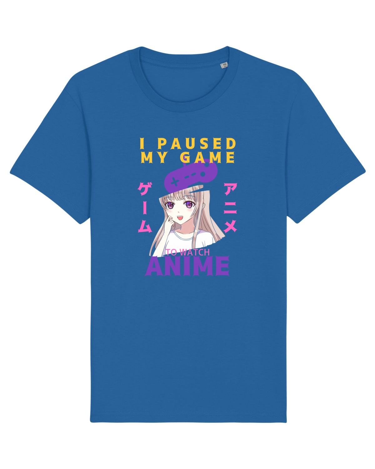 Tricou mânecă scurtă Unisex Rocker Royal Blue