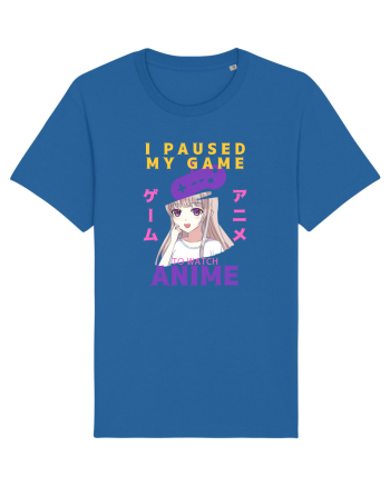 I Paused My Game To Watch Anime Royal Blue