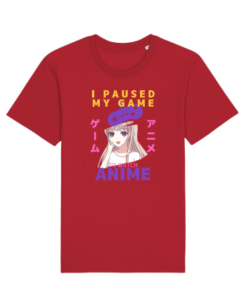 I Paused My Game To Watch Anime Red