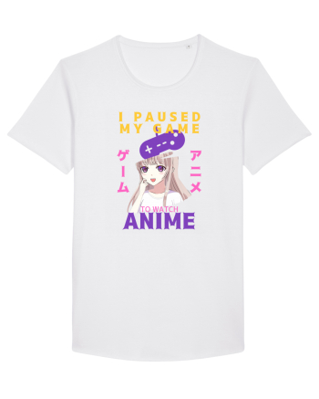 I Paused My Game To Watch Anime White